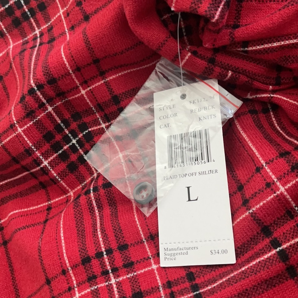 Plaid top - Picture 3 of 3